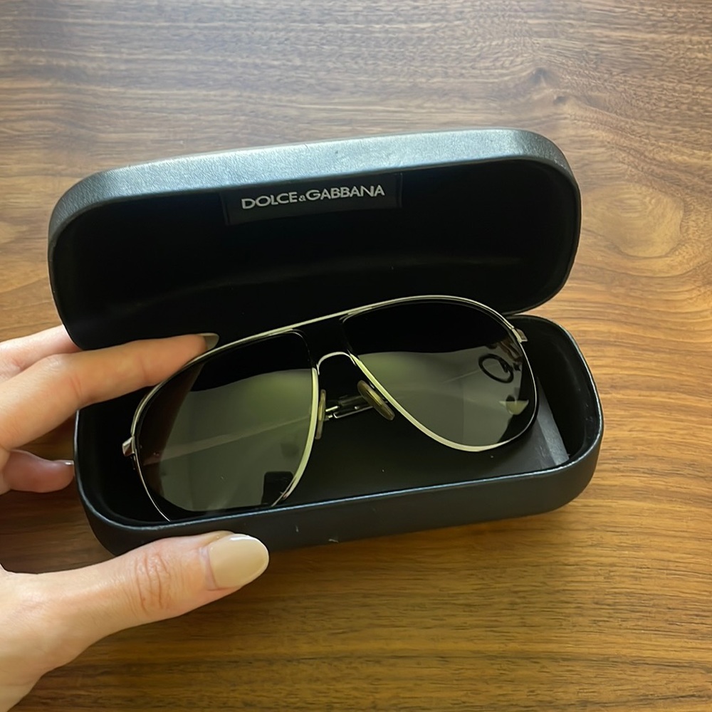Dolce & Gabbana men’s aviator sunglasses